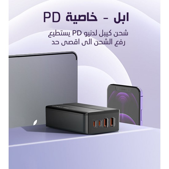 موزع  4*1 65W  LDNIO A4808Q