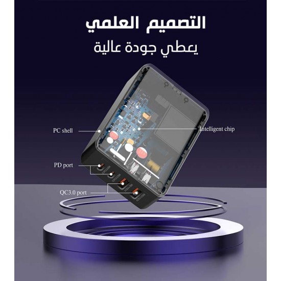 موزع  4*1 65W  LDNIO A4808Q